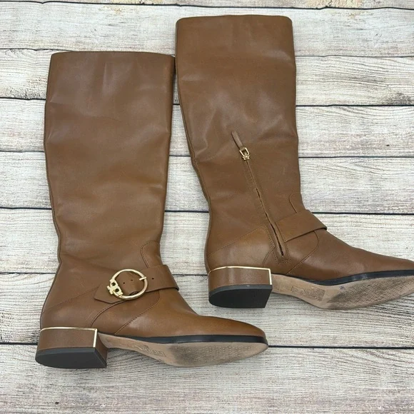 Tory Burch Women's Sofia Tall Riding Boots Size 8 - Picture 3 of 16